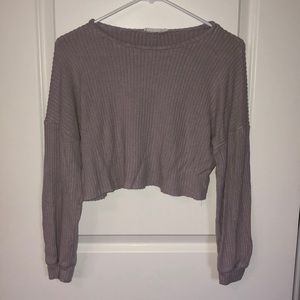 Cropped sweater